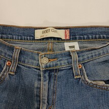 Levi's 515 Jeans Women’s Blue Bootcut Denim Stretch Mid-Rise Jeans Sz 8M (30×30) image 3