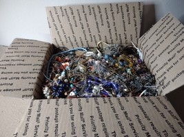 As Is 21 Pound Box Of Absolute Tangled Nonsense Necklaces - £67.86 GBP