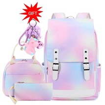 Girls Backpack for School 15.6&#39;&#39; Laptop Kids Bookbag Teen Girls School Bag with  - £138.64 GBP