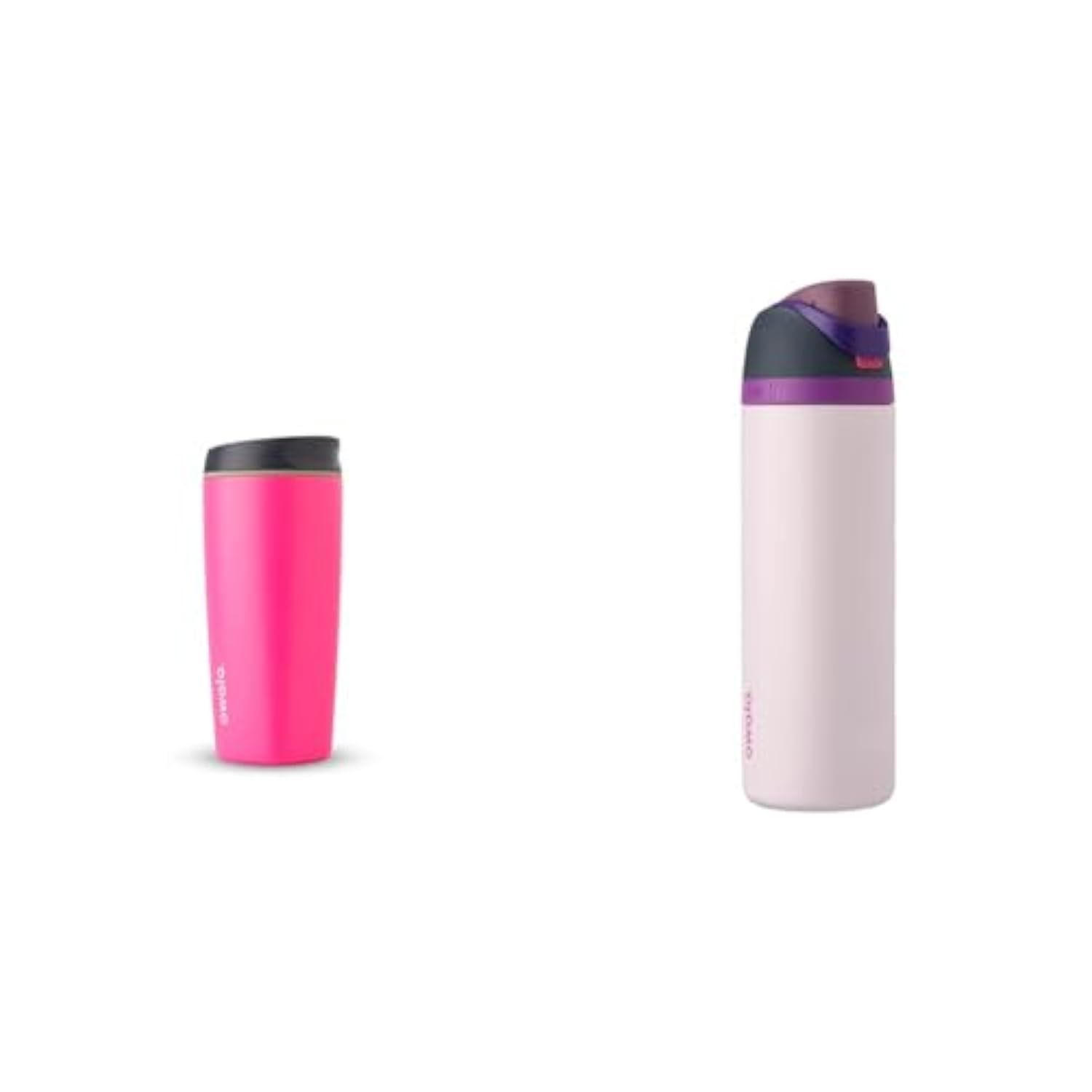20Oz Pink Smoothsip Tumbler & 24Oz Dreamy Field Freesip Water Bottle Bundle