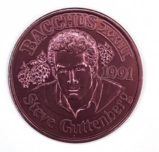 1991 Krewe Of Bacchus King Doubloon Steve Guttenberg New Orleans Mardi Gras - £3.22 GBP