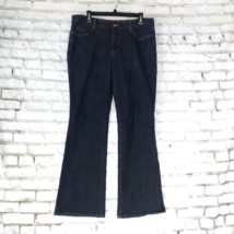 Eddie Bauer Womens Jeans 12 Blue Classic Bootcut Mid Rise Stretch Denim - $17.99