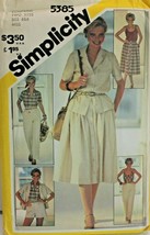 Simplicity 5385 Sewing Pattern Pants Shirts Skirt Casual Wear Misses Siz... - £7.12 GBP