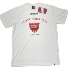 Perspolis FC Fan Jersey, I LOVE PERSPOLIS, White/Red , Size: Medium - £31.04 GBP