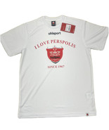 Perspolis FC Fan Jersey, I LOVE PERSPOLIS, White/Red , Size: Medium - £30.95 GBP