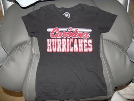 Carolina Hurricanes NHL Black V-Neck Short Sleeve T-Shirt Size S (6/6X) ... - $16.79