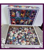 Disney Villains Jigsaw Puzzle 1500 Piece 32x24 USA + Poster  Mint Cond C... - $24.61 CAD