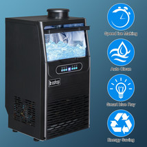 ZOKOP Electric 70 lbs/24h Commercial Ice Maker Home Restaurant Bar Cube ... - £260.46 GBP