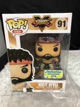 Funko Pop! Asia Hot Ryu Street Fighter V #91 Convention Excl. 2016 W/pro... - £35.76 GBP