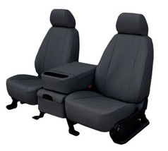 CalTrend Rear Solid Back &amp; 60/40 Cushion Faux Leather Seat Covers for 2019-2022 - £47.20 GBP