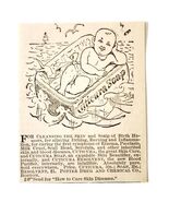 Cuticura Medical Skin Soap 1885 Advertisement Victorian Quack Medicine A... - $27.87 CAD