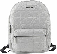 NWB Michael Kors Winnie Large Nylon Backpack Aluminum Gray 35T0UW4B7C Dust Bag Y - £73.73 GBP