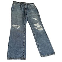 BDG Urban Outfitters Bootcut Jeans Women&#39;s Size 31 Blue Distressed Cotton Denim - £19.46 GBP