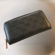 bebe Continental Ziparound Wallet Black Multi Section - $10.40