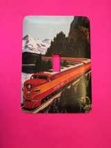 Train Metal Light Switch Plate Cover Trains - $9.25