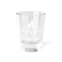 Campfire Marshmallow Shot Glass | Personalized Toasting Nightcap Shot Gl... - £16.50 GBP