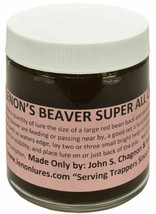 Lenon's Beaver Super Range All Call Lure 8 oz. Jar Long Liner Trapper's Special - £31.38 GBP