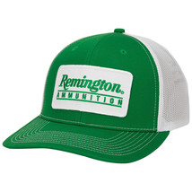 Remington Ammunition Logo Adjustable Trucker Hat Green - £27.51 GBP