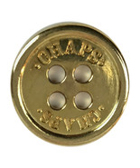Ralph Lauren CHAPS Flat Gold tone Metal Replacement Main Front button .80&quot; - £6.06 GBP