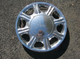 One genuine 1996 to 1999 Ford Taurus 15 inch chrome hubcap wheel cover - $38.92