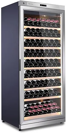 357L Wine Cooler Refrigerator W/Lock- Stainless Steel, Upgraded Compress... - $1,851.99