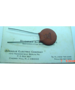 1-8 NOS Sprague Elec. 390J N470 1KV Ceramic Disc Capacitors - $9.13 CAD