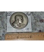 Theodore Roosevelt Medal by James Earle Frazer, Rare, Silver - $199.99