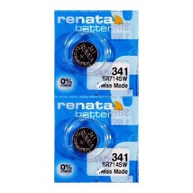 Renata 341 SR714SW Batteries - 1.55V Silver Oxide 341 Watch Battery (10 ... - $5.95+