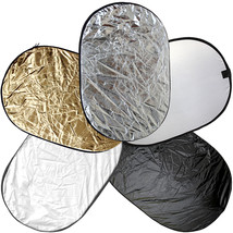 40&quot;x60&quot; 5-in-1 Collapsible Multi Photo Light Reflector Kit for Photograp... - £34.36 GBP