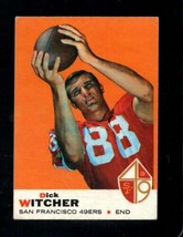 1969 Topps #91 Dick Witcher Vg 49ERS *X65277 - £1.76 GBP