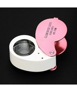 Pink iLLuMiNaTEd Jewelers LOUPE 40x w/ LED Lights Jewelry MAGNIFYING GLASS - $31.10 CAD