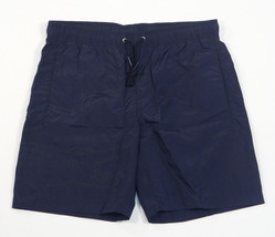 Lacoste Logo Dark Blue Brief Lined Swim Trunks Water Shorts Boardshorts Mens NWT - $99.99