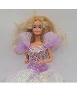 1988 Mattel Garden Party Barbie With Dress Outfit &amp; Doll #1953 Purple Sp... - £7.80 GBP