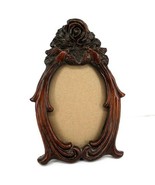 Art Nouveau Hand Carved Wooden Picture Photo Frame Birds Flower Easel Vi... - $67.67 CAD