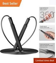 Professional Speed Jump Rope with Ergonomic Handles - Perfect for Home W... - $20.74
