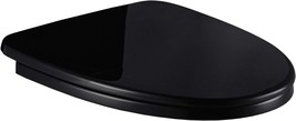 Woodbridge Toilet Seat With Cover, Black, Slow-Close, Quick-Release For ... - $61.99