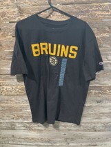 Boston Bruins NHL Men’s Shirt Size L Black Champion NWOT - £19.39 GBP