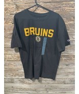 Boston Bruins NHL Men’s Shirt Size L Black Champion NWOT - £19.28 GBP