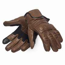 Men,s Motorcycle Gloves for Royal Enfield Rocker Gloves Moss  - £106.94 GBP