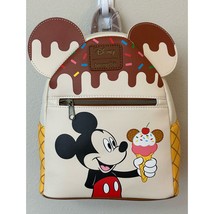 Loungefly Disney Mickey Mouse Ice Cream Mini Backpack New with tags - $99.00