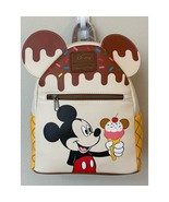 Loungefly Disney Mickey Mouse Ice Cream Mini Backpack New with tags - £76.24 GBP