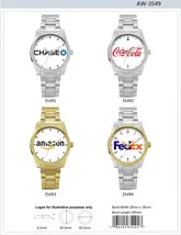 3549 - Milano Expressions Customized Watch with Metal Band - $41.99