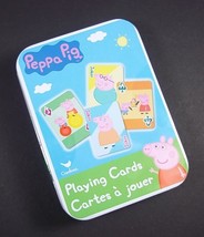 Peppa Pig playing cards in collector tin New Sealed - $6.95