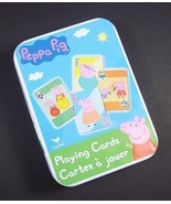 Peppa Pig playing cards in collector tin New Sealed - $6.95