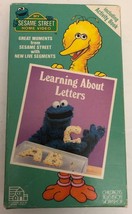 Sesame Street Learning About Letters Vhs 1986-TESTED-RARE VINTAGE-SHIPS N 24 Hrs - £36.38 GBP