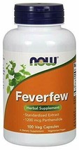 NOW Foods Feverfew Veg Capsules - 100 ct - £13.34 GBP