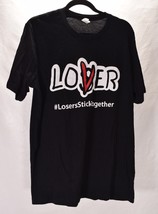 Movie IT Chapter Two Losers Stick Together Loser Lover SS T-Shirt Black L New - £15.59 GBP