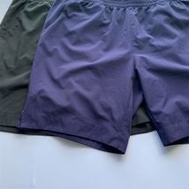 LOT OF 2 Coral Bay Energy Men's 1X Black Athletic Shorts Elastic Waist C... - $14.85