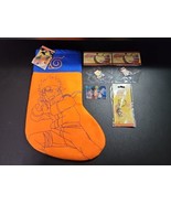 Shonen Jump Naruto Shippuden Holiday Christmas Stocking Anime Orange Wit... - £50.81 GBP