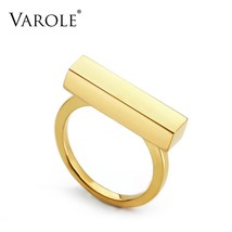 Cuboid Shape Ring Love Finger Couple Rings for Women Cute Wedding Ring Fashion J - £21.18 GBP